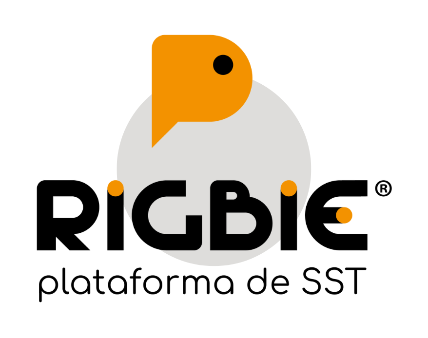 Rigbie Plataforma de SST - Logo da Rigbie Plataforma de SST com um círculo cinza ao fundo. Rigbie Plataforma de SST - Logo da Rigbie Plataforma de SST com um círculo cinza ao fundo.