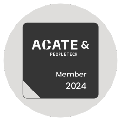 Selo ACATE - Imagem que representa o Selo de membro da ACATE Peopletech 2024. Selo ACATE - Imagem que representa o Selo de membro da ACATE Peopletech 2024.