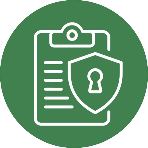 Política de Privacidade NR 05 - Ícone de um documento de privacidade, simbolizando a política de privacidade dos dados no sistema da Cipa Cloud.