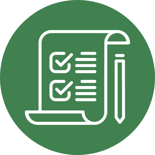 Termo de uso NR 05 - Ilustração de documento com um lápis ao lado, simbolizando os termos de uso da Cipa Cloud.